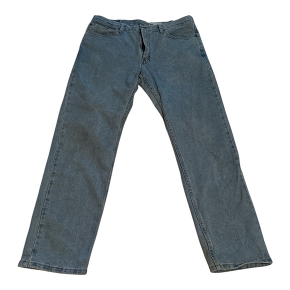 Wrangler Other - Wrangler Blue Relaxed Fit Jeans Versatile Comfort Light Blue 36x32 farm, rodeo